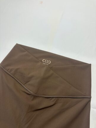 Legging chocolat – taille croisée