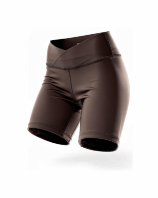 Chocolate Biker Shorts – Crossover Waist