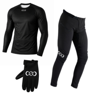 Tenue BMX/MTB RACER Noir