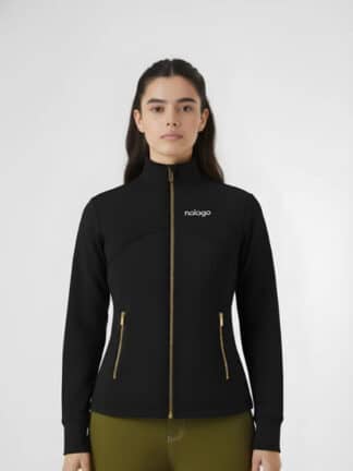 Pull Zip Femme - Noir